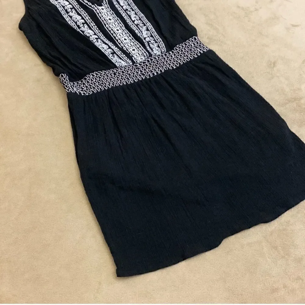 VENUS Swimwear Black White Coverup Dress Med